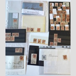 FRIMRKER DANMARK | 1864-70 - AFA 13 - Krone-Scepter-Svrd - Lille samling - Stemplet