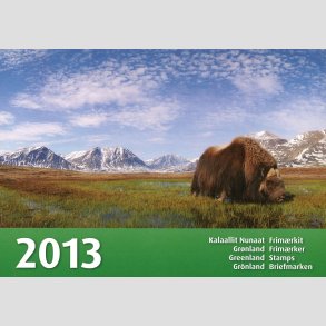 FRIM�RKER GR�NLAND | �rsmappe 2013 - Postfrisk