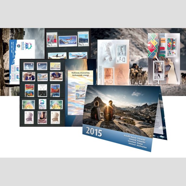 FRIM�RKER GR�NLAND | �rsmappe 2015 - Postfrisk
