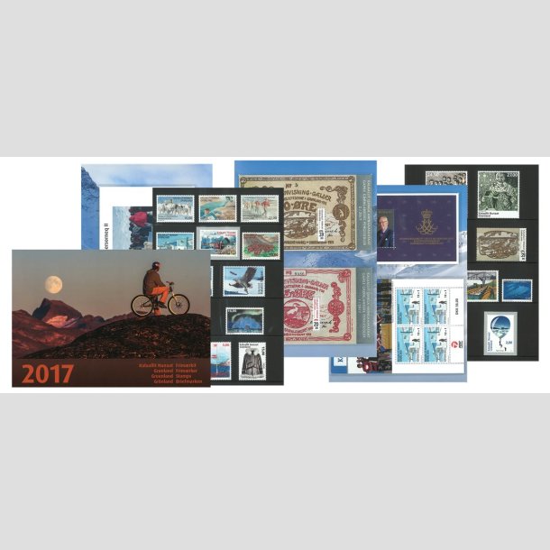 FRIM�RKER GR�NLAND | �rsmappe 2017 - Postfrisk