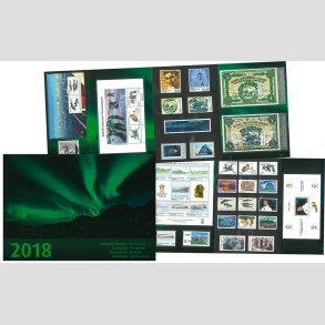 FRIM�RKER GR�NLAND | �rsmappe 2018 - Postfrisk