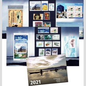 FRIM�RKER GR�NLAND | �rsmappe 2021 - Postfrisk