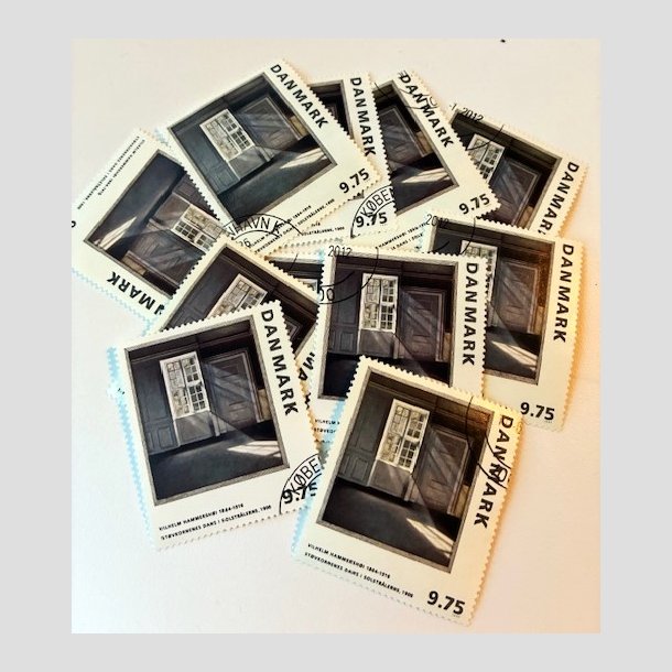 FRIMRKER DANMARK | 1997 - AFA 1158 - Vilh. Hammershj - 10 stk. x 9,75 Kr. - Pnt hjrnestemplet 