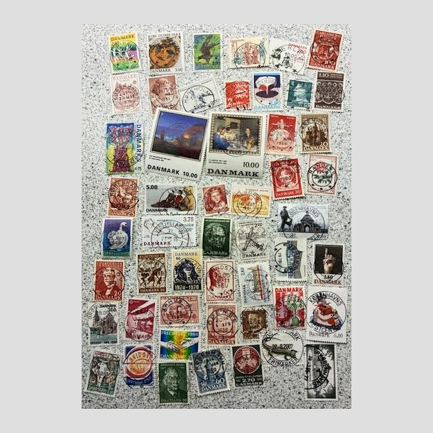 FRIM�RKER DANMARK | Flotte stempler - 50 stk. forskellige med Lux/Pragt stempler