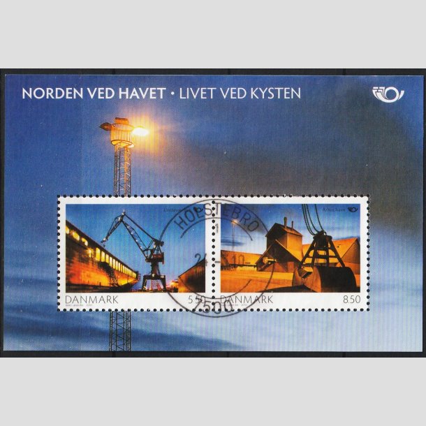 FRIMRKER DANMARK | 2010 - AFA 1618 - Norden ved havet I. - Miniark 14,00 kr. - Pragt Stemplet