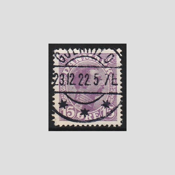 FRIM�RKER DANMARK | 1913 - AFA 70 - Chr. X 15 �re violet - Lux Stemplet 