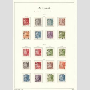 FRIM�RKER DANMARK | 1933 - AFA 203 mv. - Karavel serien p� p�n side fra samling - Stemplet