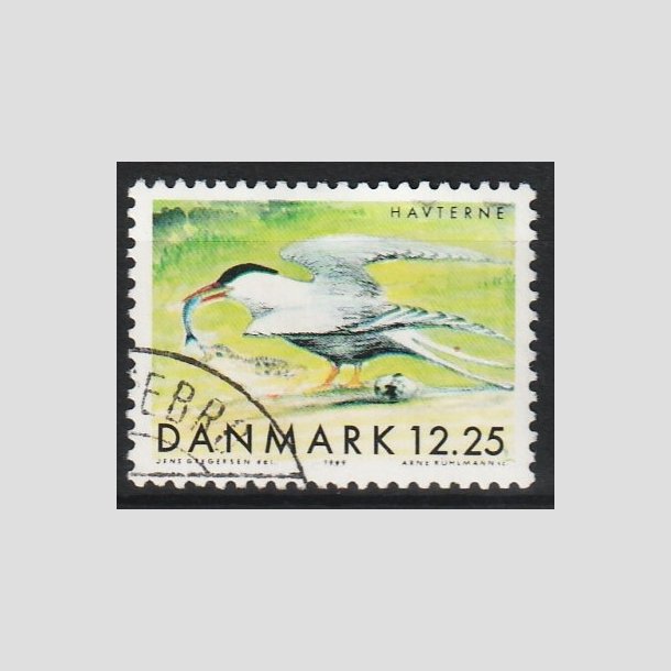 FRIM�RKER DANMARK | 1999 - AFA 1225 - Danske tr�kfugle - 12,25 Kr. Havterne - P�nt Stemplet