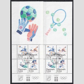 FRIM�RKER DANMARK | 1996 - AFA 1115A+B - Sport - 23,00 kr. Miniarks�t - Pragt Stemplet
