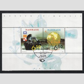 FRIM�RKER DANMARK | 1998 - AFA 1183 - 28 maj S�fart - 13,00 Kr. flerfarvet Miniark - Lux Stemplet