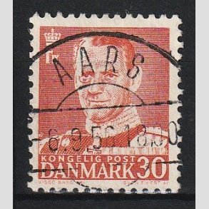 FRIM�RKER DANMARK | 1952-53 - AFA 337 - Fr. IX 30 �re r�d - Lux Stemplet Aars