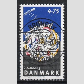 FRIM�RKER DANMARK | 2007 - AFA 1505 - Galathea 3. - 4,75 Kr. flerfarvet - Lux Stemplet