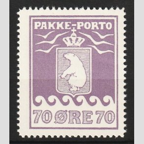 FRIM�RKER GR�NLAND | 1930 - AFA 10 - PAKKE-PORTO - 70 �re violet - Postfrisk