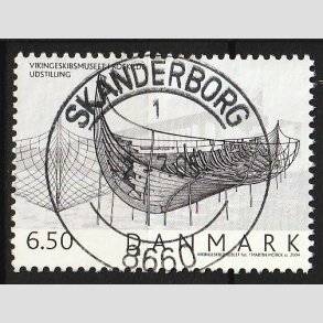 FRIM�RKER DANMARK | 2004 - AFA 1401 - Vikingeskibsmuseet - 5,50 Kr. Rekonstruktion - Pragt Stemplet Skanderborg