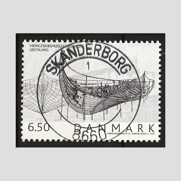 FRIM�RKER DANMARK | 2004 - AFA 1401 - Vikingeskibsmuseet - 5,50 Kr. Rekonstruktion - Pragt Stemplet Skanderborg