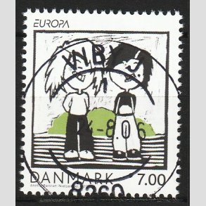 FRIM�RKER DANMARK | 2006 - AFA 1483 - Europam�rker b�rn/unge - 7,00 Kr. - Lux Stemplet Viby J.