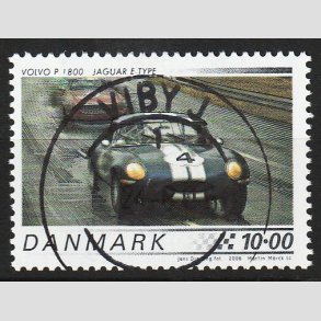 FRIM�RKER DANMARK | 2006 - AFA 1472 - Klassiske racerbiler - 10,00 Kr. Jaguar E - Pragt Stemplet Viby J.
