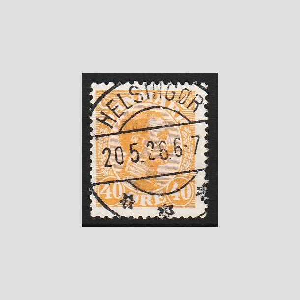 FRIM�RKER DANMARK | 1925-26 - AFA 150 - Chr. X 40 �re orange - Lux Stemplet Helsing�r