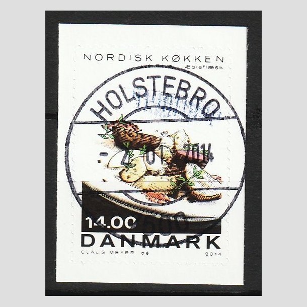 FRIM�RKER DANMARK | 2013 - AFA 1765 - Nordisk k�kken - 14,00 Kr. flerfarvet - Lux Stemplet 