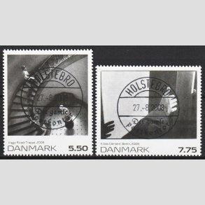 FRIM�RKER DANMARK | 2008 - AFA 1554+55 - Frim�rkekunst 11. - i s�t - Pragt Stemplet Holstebro