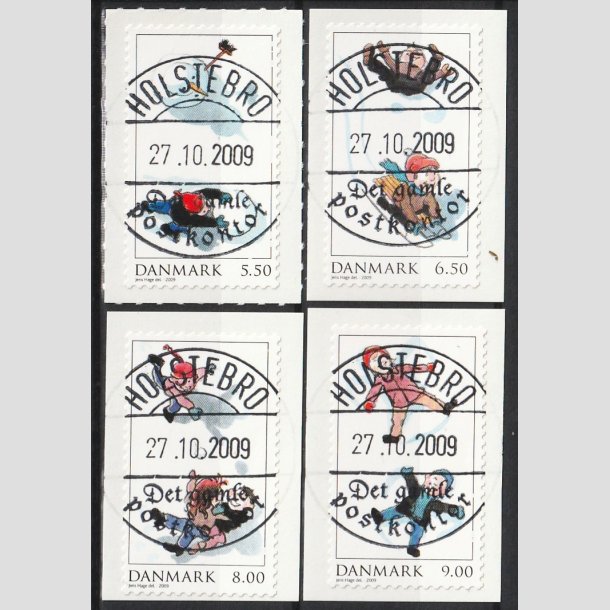 FRIM�RKER DANMARK | 2009 - AFA 1595E-98E - Leg i sneen - 5,50-9,00 Kr. i komplet s�t - Lux Stemplet