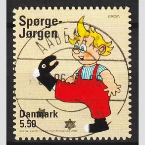 FRIM�RKER DANMARK | 2010 - AFA 1628Ea - B�rneb�ger - 5,50 Kr. Sp�rge-J�rgen - Lux Stemplet Aabenraa