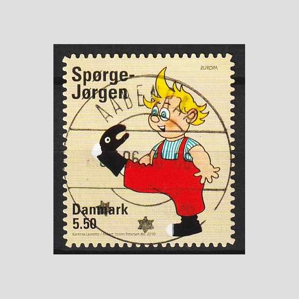 FRIM�RKER DANMARK | 2010 - AFA 1628Ea - B�rneb�ger - 5,50 Kr. Sp�rge-J�rgen - Lux Stemplet Aabenraa