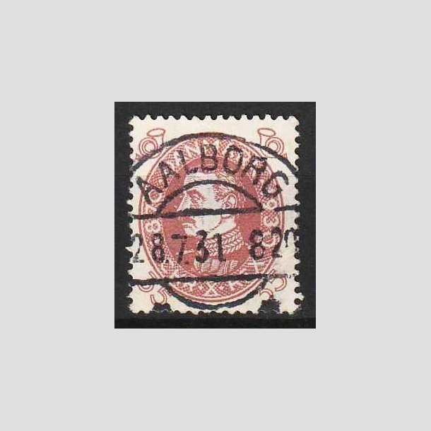 FRIM�RKER DANMARK | 1930 - AFA 194 - Chr. X 60 �r 35 �re r�dbrun - Lux Stemplet Aalborg