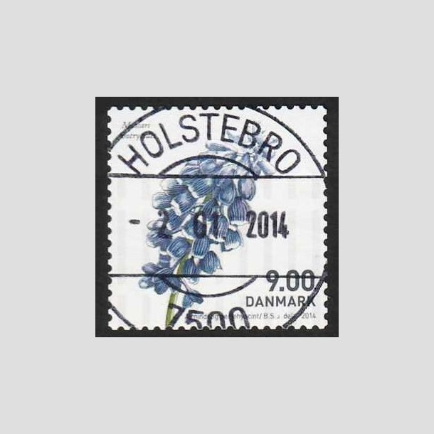 FRIM�RKER DANMARK | 2014 - AFA 1767 - For�rsblomster - 9,00 Kr. flerfarvet - Pragt Stemplet 