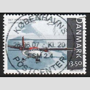 FRIM�RKER DANMARK | 2007 - AFA 1498 - Internationalt polar�r - 13,50 Kr. - Pragt Stemplet 