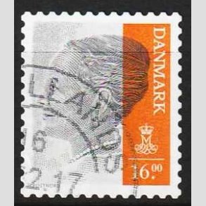 FRIM�RKER DANMARK | 2015 - AFA 1840 - Dronning Margrethe II (POST NORD) - 16,00 Kr. - Stemplet