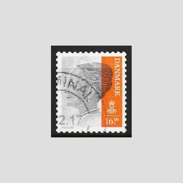 FRIM�RKER DANMARK | 2015 - AFA 1840 - Dronning Margrethe II (POST NORD) - 16,00 Kr. - Stemplet