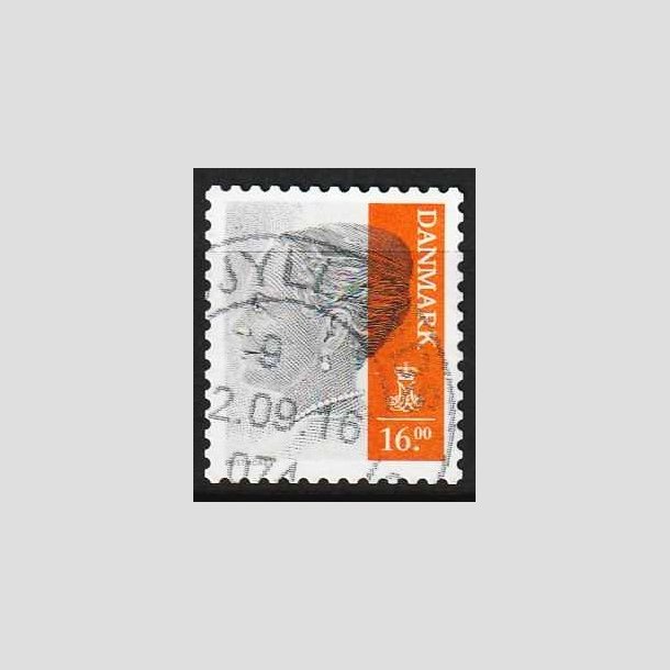 FRIM�RKER DANMARK | 2015 - AFA 1840 - Dronning Margrethe II (POST NORD) - 16,00 Kr. - Stemplet