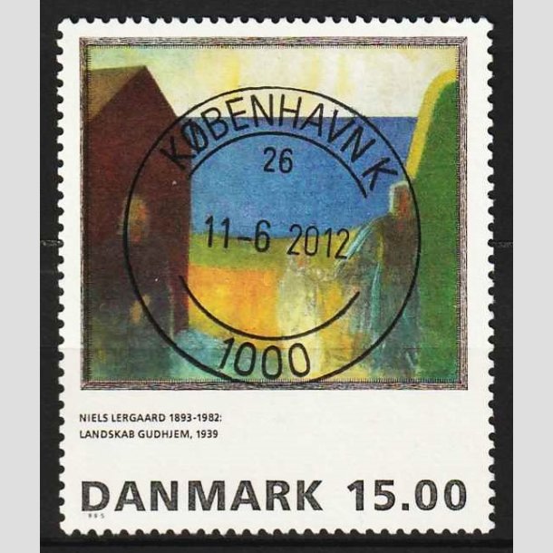 FRIM�RKER DANMARK | 1995 - AFA 1100 - Maleriserie 8. - 15,00 Kr. - Pragt Stemplet