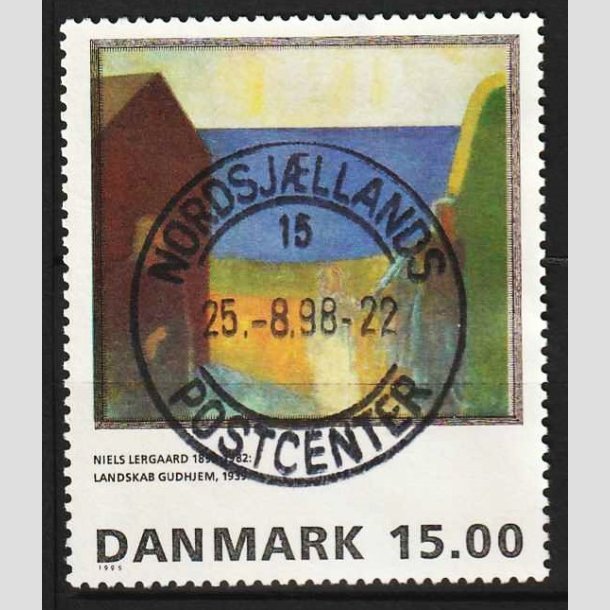 FRIM�RKER DANMARK | 1995 - AFA 1100 - Maleriserie 8. - 15,00 Kr. - Pragt Stemplet