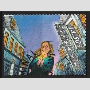 FRIM�RKER DANMARK | 2013 - AFA 1754 - H.C. Andersen - 14,50 Kr. flerfarvet - Stemplet