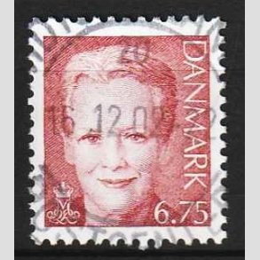 FRIM�RKER DANMARK | 2000 - AFA 1249 - Dronning Margrethe II - 6,75 brunr�d - Pragt Stemplet