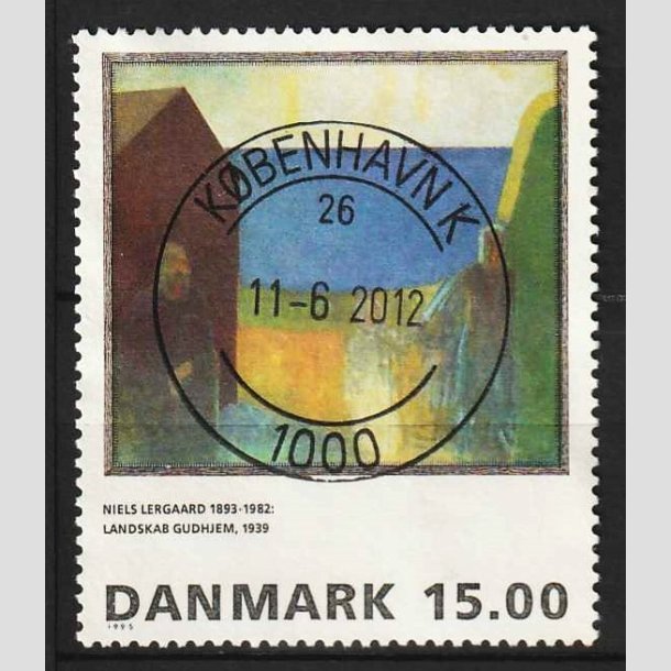 FRIM�RKER DANMARK | 1995 - AFA 1100 - Maleriserie 8. - 15,00 Kr. - Pragt Stemplet