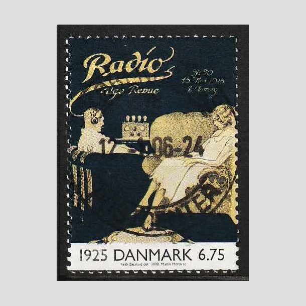 FRIM�RKER DANMARK | 2000 - AFA 1253 - 1900-tallet. Serie 2. - 6,75 Kr. - Pragt stemplet