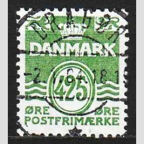 FRIM�RKER DANMARK | 2004 - AFA 1373 - B�lgelinie - 425 �re gr�n - Lux Stemplet 
