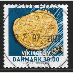 FRIM�RKER DANMARK | 2019 - AFA 1959 - Vikingeliv - 30,00 kr. flerfarvet - Lux Stemplet Birker�d