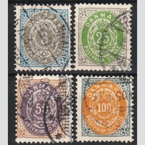 FRIM�RKER DANMARK | 1902 - AFA 22C+29C-31C - Stemplet