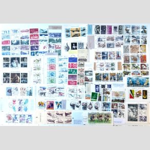 FRIMRKER SVERIGE | 1980-1992 - Miniark/Sammentryk - Stort lot med rigtigt mange - Pnt stemplet