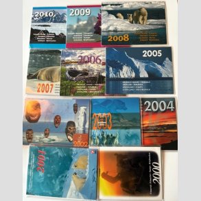 FRIM�RKER GR�NLAND | �rsmapper �r 2000-2010 komplet - Postfrisk