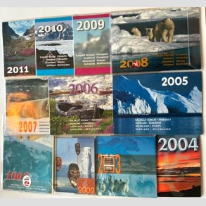 FRIM�RKER GR�NLAND | �rsmapper �r 2001-2011 komplet - Postfrisk