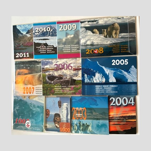 FRIM�RKER GR�NLAND | �rsmapper �r 2001-2011 komplet - Postfrisk