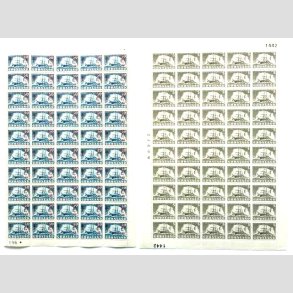 FRIMRKER GRNLAND | 1958 - AFA 40+41 - Tuberkulose+Gustav Holm - 2 stk. helark UF - Postfrisk