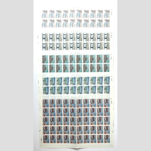 FRIMRKER DANMARK | 1981 - AFA 730-734 - 5 stk. helark Foldet - Postfrisk