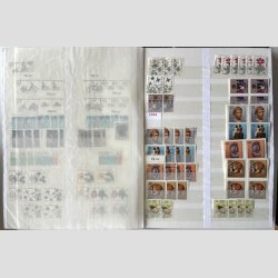 FRIM�RKER TYSKLAND | BUND+BERLIN - Stort parti p� mange plancher + 3 stk. tykke lagerb�ger. Meget postfrisk.   