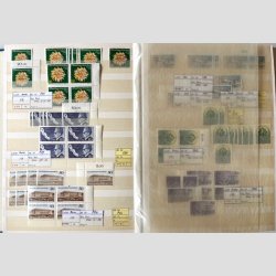 FRIM�RKER TYSKLAND | BUND+BERLIN - Stort parti p� mange plancher + 3 stk. tykke lagerb�ger. Meget postfrisk.   